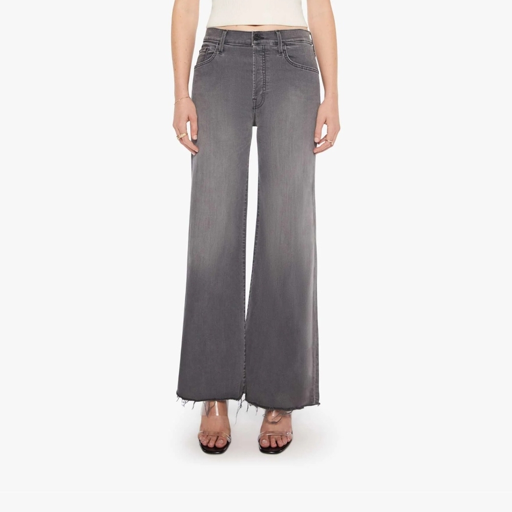 MOTHER Charcoal Flare Jeans